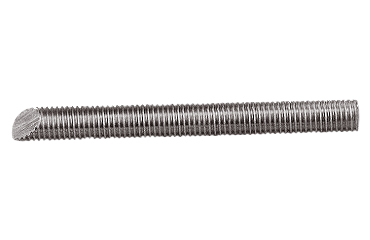 ステンレス SUS316L(A4) ケミカル寸切 (ミリネジ)(ケミカルアンカー用斜めカット品)